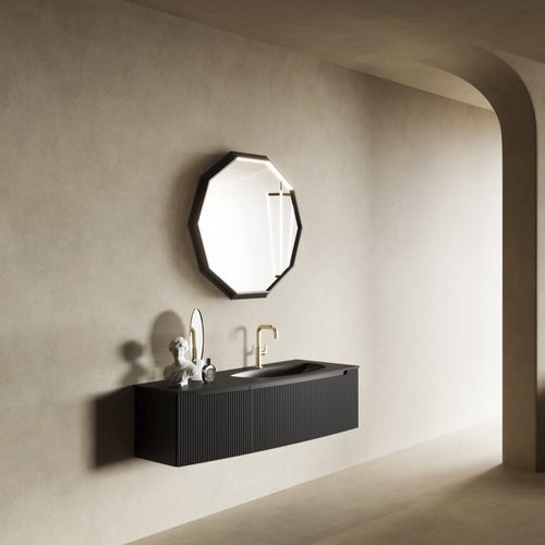 Meuble vasque suspendu - VERTIGO EVOLUTION VE05 - PUNTOTRE - en polymère / contemporain / sans porte
