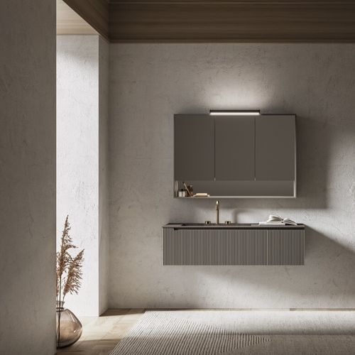Meuble vasque suspendu - VERTIGO EVOLUTION VE10 - PUNTOTRE - en HPL / en polymère / contemporain