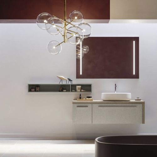 Meuble vasque suspendu - COMP.26 - PUNTOTRE - stratifié / contemporain / sans porte