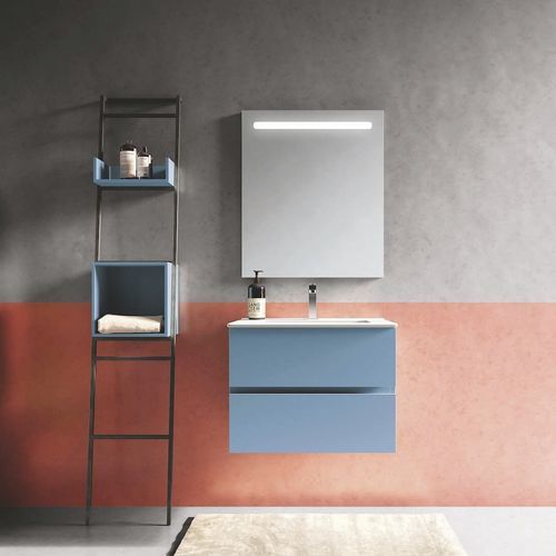 Meuble vasque suspendu - U&D 09 - PUNTOTRE - en céramique / stratifié / contemporain