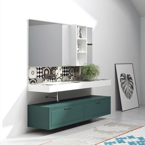 Meuble vasque suspendu - ROMA 5 - PUNTOTRE - en bois / de style / sans porte