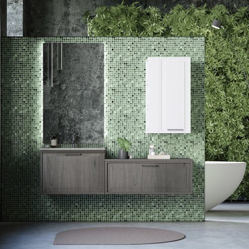 Meuble vasque suspendu - ROMA 2 - PUNTOTRE - en bois / de style / sans porte