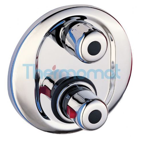 Mitigeur de douche - TMTI1R34VC - Thermomat S.r.l. - encastrable / thermostatique / en métal chromé