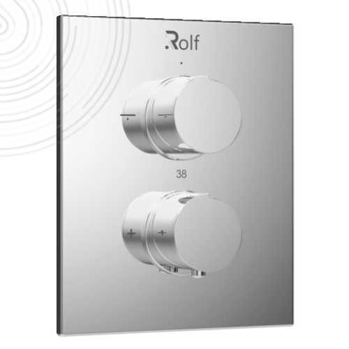 Mitigeur de douche - EV'O 501017020 - AYOR BATHROOM - à encastrer / thermostatique / en laiton