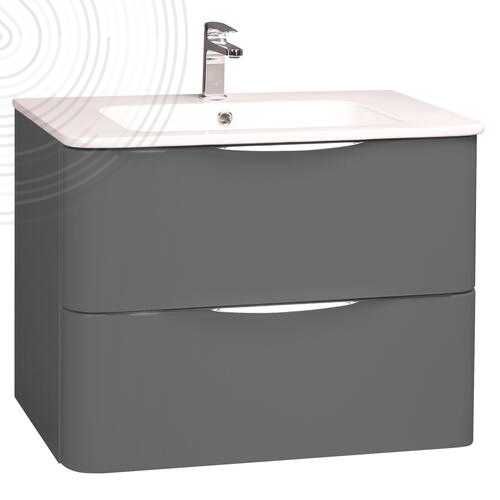 Meuble vasque double - MANNAR 401511119 - AYOR BATHROOM - suspendu / MDF / en céramique