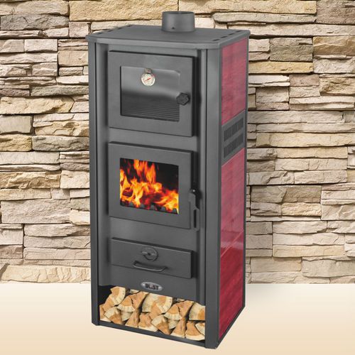 Poêle à bois - AMBASADOR - Blist d.o.o - 10 kW - 20 kW / au sol / contemporain