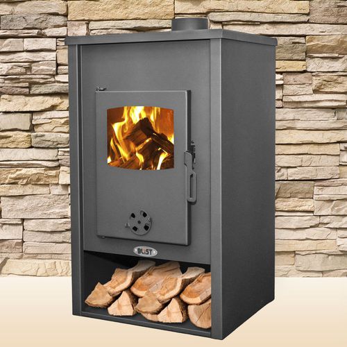 Poêle à bois - PADOVA E - Blist d.o.o - 10 kW - 20 kW / au sol / contemporain