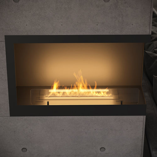 Brûleur au bioéthanol en métal - INSIDE P800V1 - INFIRE Karol Lipka - rectangulaire / contemporain