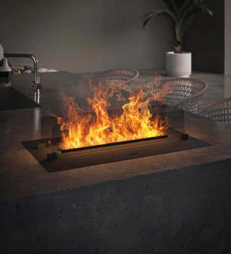 Cheminée électrique - INVAPO INSERT 700 - INFIRE Karol Lipka - encastrable / en îlot / à foyer ouvert