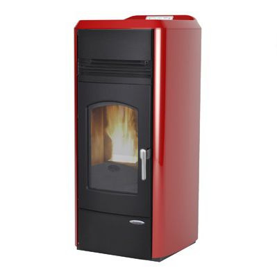 Poêle chaudière à granulés - PETRA - Laminox S.r.l. - 6 kW / 20 kW - 50 kW / contemporain