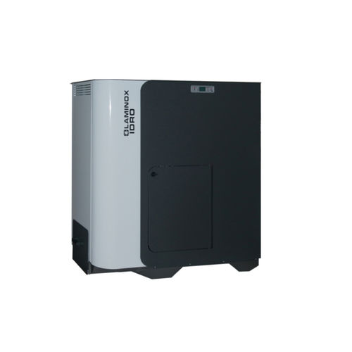 Poêle chaudière à granulés - TERMOBOILER OMNIA COMPACT 27 - Laminox S.r.l. - 6 kW / 20 kW - 50 kW / contemporain