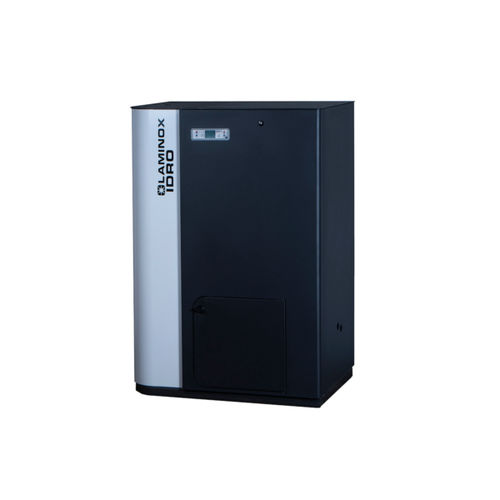 Poêle chaudière à granulés - TERMOBOILER MINI 15 - Laminox S.r.l. - 10 kW - 20 kW / contemporain / en métal