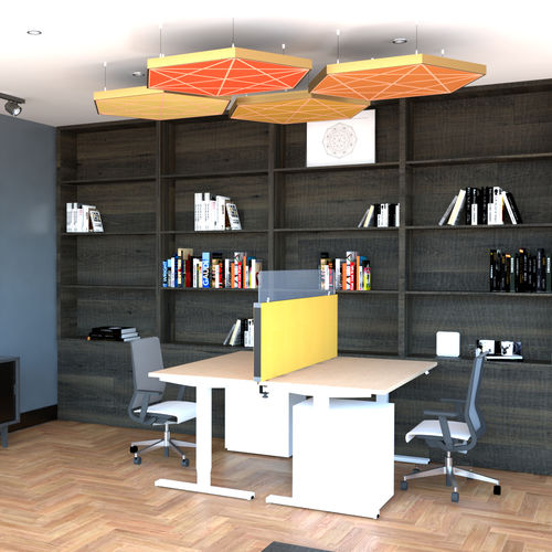 Panneau acoustique pour plafond - EKOE-CONSTELLATION - EKOE acoustique - pour faux-plafond / suspendu / pour cloison