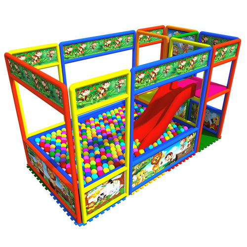 Structure de jeu pour établissement public - PL541 - Play Wily - Tutto Gonfiabili - en PVC / en fer galvanisé / en mousse