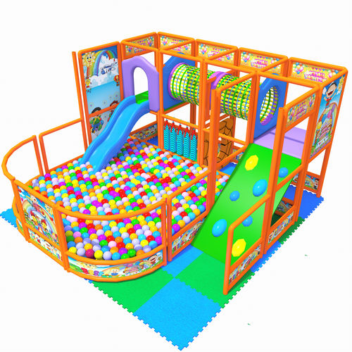 Structure de jeu pour établissement public - PL608 - Play Wily - Tutto Gonfiabili - en PVC / en fer galvanisé / en mousse