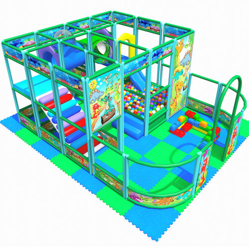 Structure de jeu pour établissement public - PL362 - Play Wily - Tutto Gonfiabili - en PVC / en fer galvanisé / en mousse