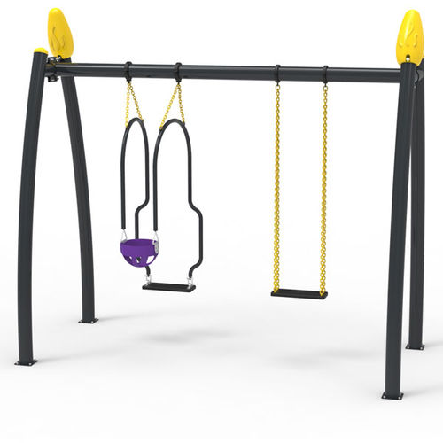 Balançoire en métal - GE1007 - Play Wily - Tutto Gonfiabili - pour parc de jeux / double