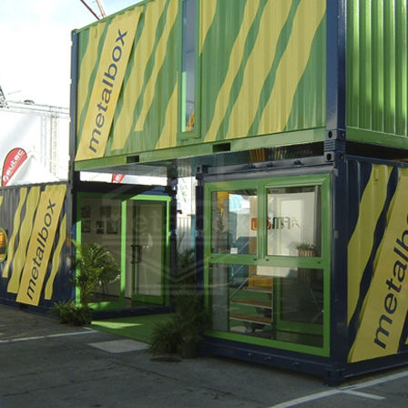 Bâtiment préfabriqué - metalbox spa - en métal / ossature métallique / pour commerce