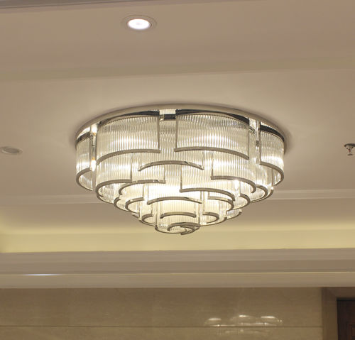 Plafonnier contemporain - CUSTOM - Jako Lighting - en verre / en acier inoxydable / à LED