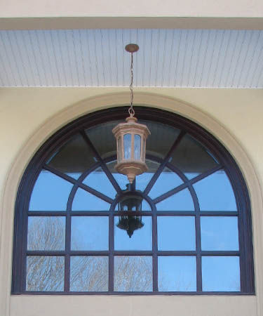 Fenêtre en acajou - TW-8 - Granddoors - fixe / cintrée / pour bâtiment résidentiel