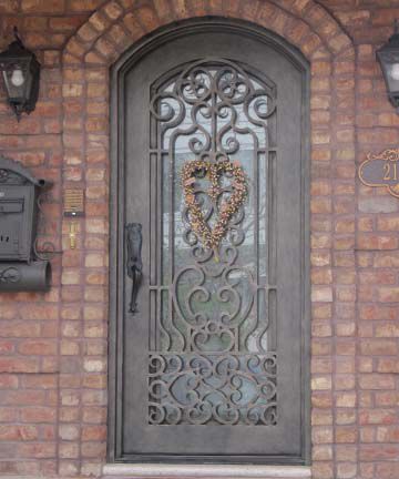 Porte d'entrée - IR-47 - Granddoors - en fer / battante / pleine