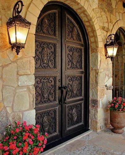 Porte d'entrée - IR-23 - Granddoors - en fer / battante / pleine