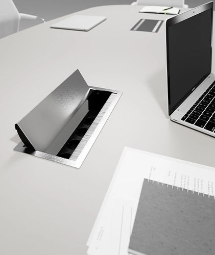 Prise de courant - VERSAFLAP DUAL 2.0 - ASA International Group - USB / informatique / double