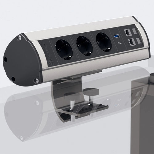 Prise de courant - VERSATOP - ASA International Group - USB / triple / sur plan
