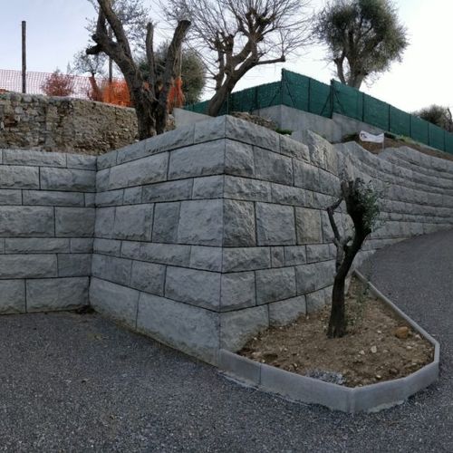 Parement en béton - MODUL'MATRICÉ  - MODBLOC - extérieur / texturé / beige