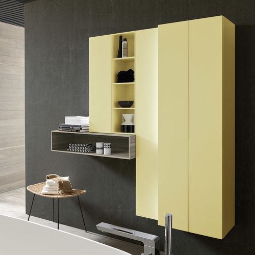 Meuble de salle de bain contemporain - C002 - BAXAR - en bois / mural