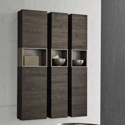 Meuble de salle de bain contemporain - C013 - BAXAR - en bois / mural