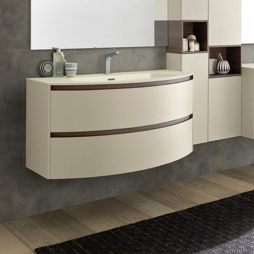 Meuble vasque suspendu - C212 - BAXAR - en bois / contemporain / avec tiroirs