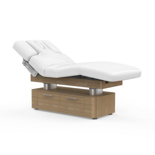 Table de massage électrique - 2283 - Silverfox Corporation Limited - en cuir / en bois / en coton