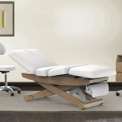 Table de massage pliante - 2256B - Silverfox Corporation Limited - en PU / en bois / à hauteur réglable