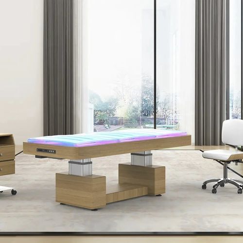 Table de massage électrique - 2267SV - Silverfox Corporation Limited - en bois / à hauteur réglable / professionnelle