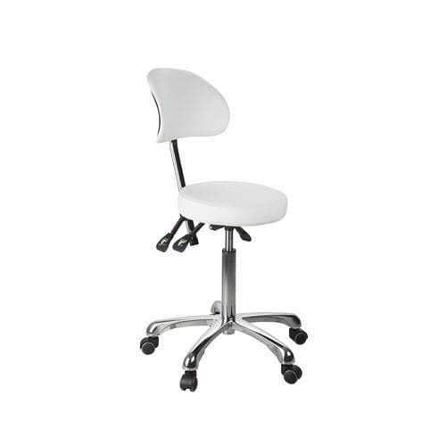 Tabouret pour salon d'esthétique - 1025B - Silverfox Corporation Limited - contemporain / en cuir / avec piètement en acier