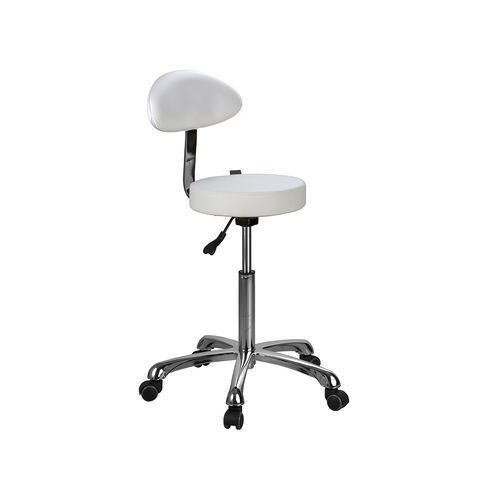 Tabouret pour salon d'esthétique - 1023AB2 - Silverfox Corporation Limited - contemporain / en cuir / avec piètement en acier