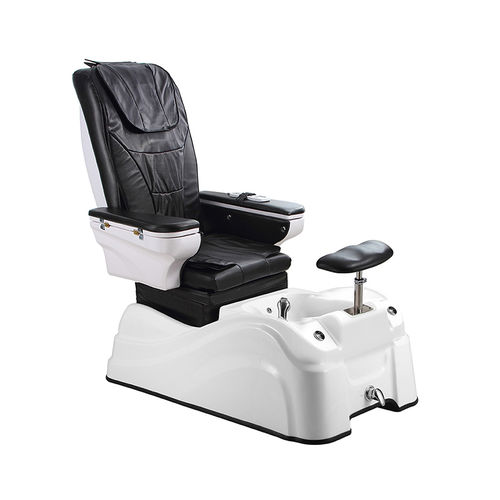 Fauteuil de pédicure en PU - 4122B - Silverfox Corporation Limited - avec repose-pieds / réglable / avec accoudoirs