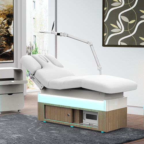 Table de massage électrique - 2257A - Silverfox Corporation Limited - en métal / en cuir / en bois