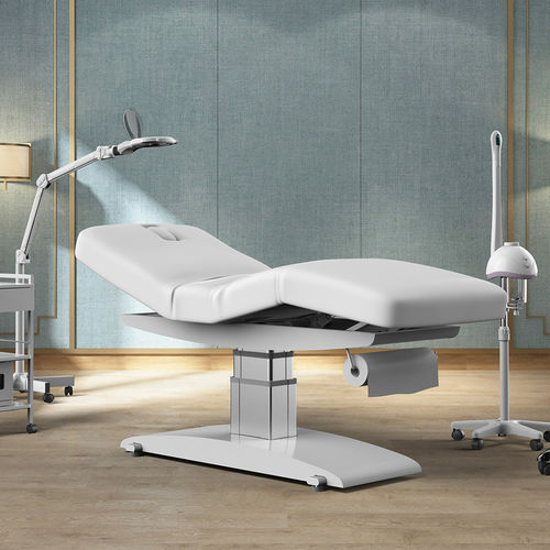 Table de massage électrique - 2261B - Silverfox Corporation Limited - en cuir / en bois / à hauteur réglable