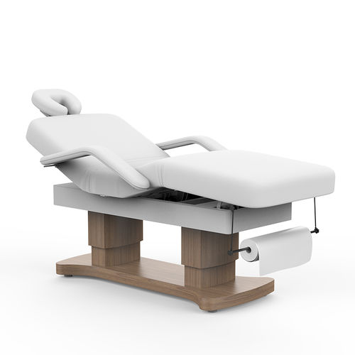 Table de massage électrique - 2290 - Silverfox Corporation Limited - en PU / en bois / à hauteur réglable