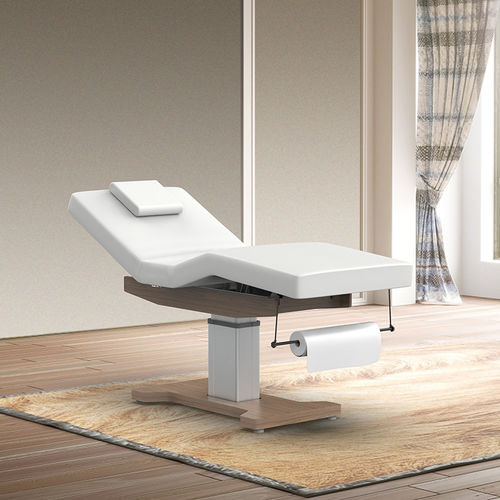 Table de massage électrique - 2292A - Silverfox Corporation Limited - en cuir / en bois / à hauteur réglable