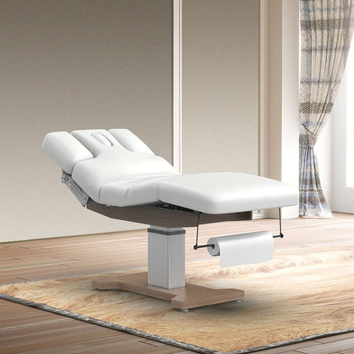 Table de massage électrique - 2292C - Silverfox Corporation Limited - en cuir / en bois / à hauteur réglable
