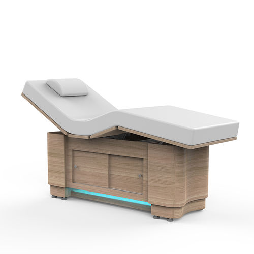 Table de massage électrique - 2295B - Silverfox Corporation Limited - en cuir / en bois / avec rangement