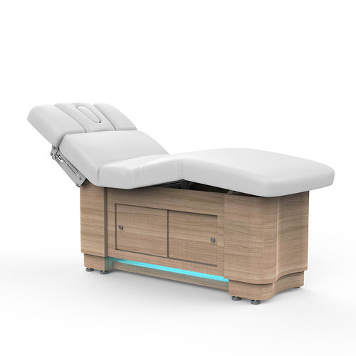 Table de massage électrique - 2295C - Silverfox Corporation Limited - en cuir / en bois / avec rangement