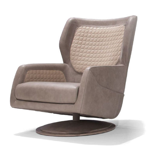 Fauteuil contemporain - V152  - Aston Martin - en cuir / en placage de bois / à oreilles