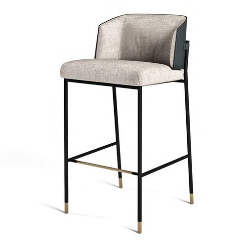 Chaise de bar contemporaine - V242 - Aston Martin - d'intérieur / en cuir / en métal
