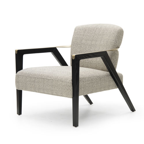 Fauteuil contemporain - V221 - Aston Martin - en cuir / en noyer / en frêne