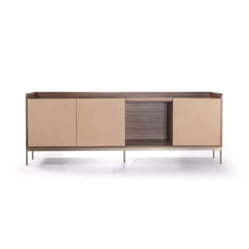 Buffet contemporain - V236 - Aston Martin - en bois / en cuir