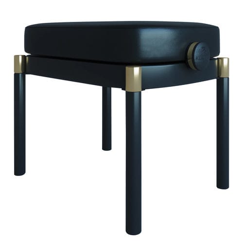 Tabouret de piano contemporain - ASTOR - KAUNUS DESIGN, S.L. - en cuir / en bois laqué brillant / en hêtre